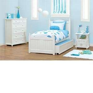  Storage 101 3 pc Twin Bedroom Set Twin Trundle Bed, Chest 