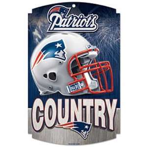  Wincraft New England Patriots NFL Wood Sign Sports 