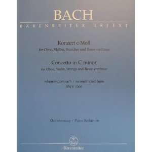  Concerto in C Minor BWV 1060 for Oboe, Violin, and Piano 