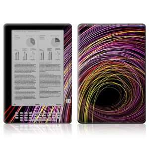   Kindle DX Decal Skin   Color Swirls Everything 