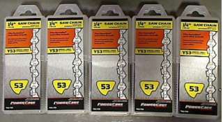 Lot of 5 Power Care 461719 14 Saw Chain Y53 NEW  