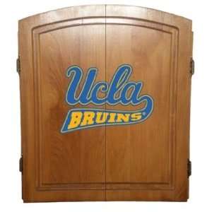  UCLA Bruins Dart Board Cabinet and Bristle Board Sports 