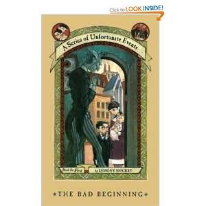  Bad Beginning Lemony Snicket Books