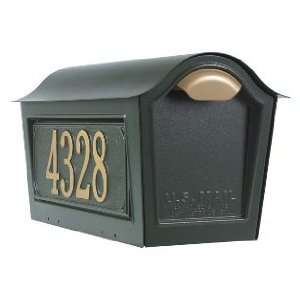   Mailbox with (2) Side Plaques Included   Green Patio, Lawn & Garden