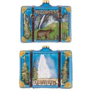 Yellowstone Suitcase Christmas Ornament 