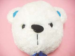   Teddy White Virsion Big Round Bear Plush / Japan Game Toy Doll  