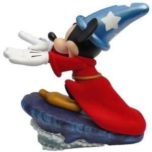 DISNEY Mickey Mouse Fantasia Wizard Sorcerer Apprentice Big Figure 