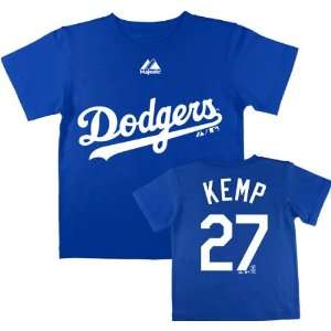 Matt Kemp Los Angeles Dodgers Toddler Royal Blue Name and Number T 