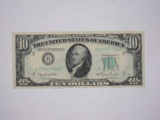   Star Note, 5   1950 Ten Dollar Notes, and 5   1950A Ten Dollar Notes