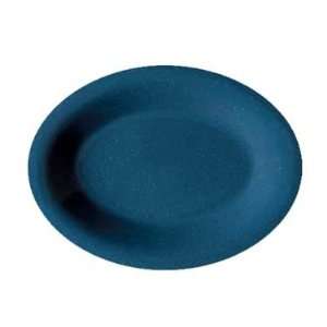 GET Melamine Texas Blue Oval Platter   12 X 9  Kitchen 