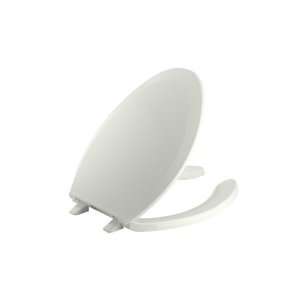    NY Lustra Elongated, Open Front Toilet Seat, Dune