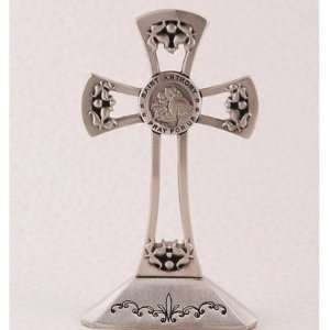 com 4 Pewter St. Anthony Cross Standing Boxed (Patron Saint of Lost 