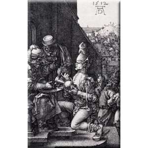  Pilate Washing His Hands (Engraved Passion) 19x30 Streched 