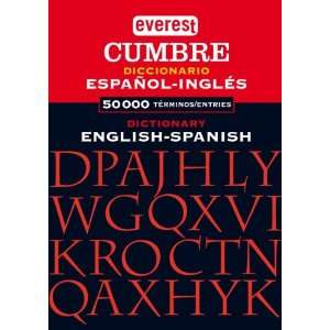 com Everest Cumbre Spanish to English Dictionary (English and Spanish 