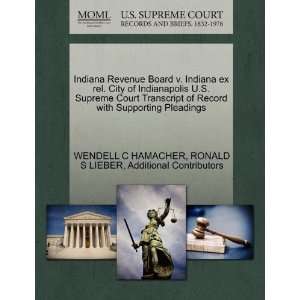  Indiana Revenue Board v. Indiana ex rel. City of 