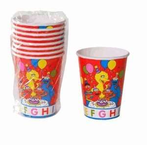 Sesame Street Elmo Big Bird Birthday Party Paper Cups  