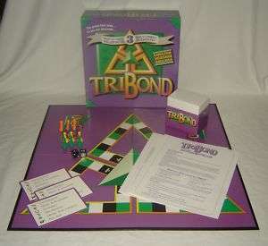 1992 Patch Board Game TRIBOND The Game That Ask………  