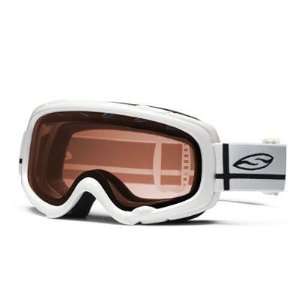  Smith Gambler Junior Ski Goggles   White Frames Sports 
