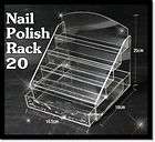 Nail Polish Display Rack Stand With Drawer (Holds 20)