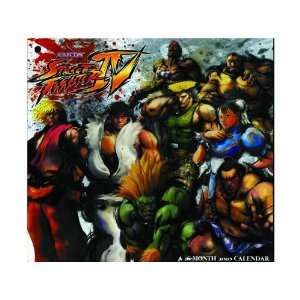  Street Fighter IV 2010 16 Month Calendar Toys & Games
