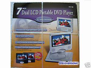 Spectroniq PDV 768 7 Dual Portable DVD Player  