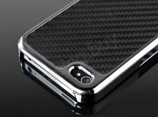   Chrome Hard Case Cover for AT&T Verizon Sprint iPhone 4 4G 4S  
