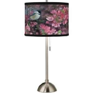  Chicadee Spring Giclee Table Lamp