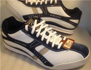 Skechers mens sneakers (Fusion ) white/navy US sz 7.5  