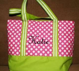 Monogrammed Bridesmaid,Grocery,Teacher, Baby Tote 3 colors  
