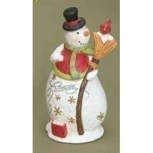  Tis the Season Snowman with Broom Table Top Christmas 