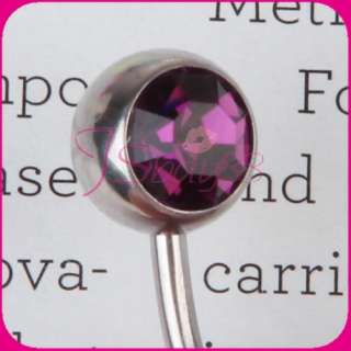 8x Body Jewelry Ball Belly Button Ring Color Assorted  
