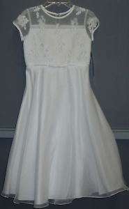 UsAngels Style 321 Communion/Flower Girl Dress Size 8X  