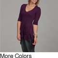 24/7 Comfort Apparel Womens One Pocket Tunic Top 
