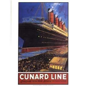  Cunard Line   Poster (17.75x23.5)