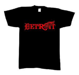 DETROIT Tigers & Red Wings Custom T Shirt   Choose Shirt & Graphic 