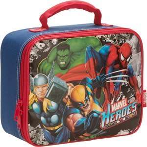  School Supplies Marvel Heroes Lunch Bag 
