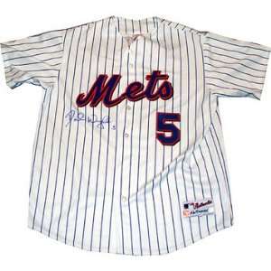 David Wright Autographed New York Mets Authentic Home Pinstripe Jersey