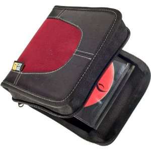 Case Logic Nylon 32 Disc CD/DVD Wallet (Red) Electronics