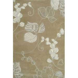  Flourish Flower Rug Size 5 x 8