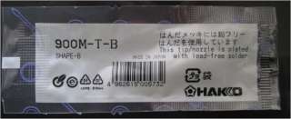 New Hakko 900M T B Soldering Tip for 900M 907 933 936  