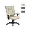 Office Star High Back Executive Top Grain Leather Chair