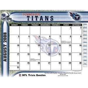  Tennessee Titans NFL 22 x 17 Academic Desk Calendar 