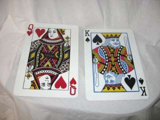 LARGE KING AND QUEEN PLAYING CARD BATHROOM SIGNS NEW  