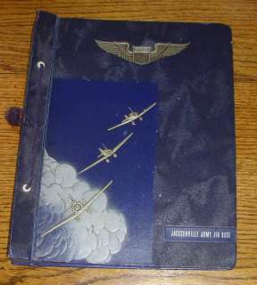 JACKSONVILLE ARMY AIR BASE PHOTOGRAPH ALBUM WWII 1940s  