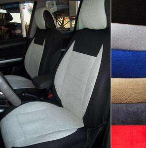 100% Cotton Towel Front Seat Covers for BMW E36 Convertible Black Grey 