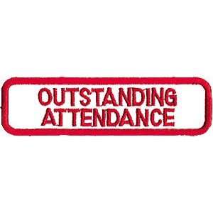  Patch   Outstanding attendance in red