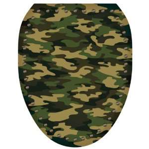 Toilet Tattoos TT 1026 O Army Camouflage Decorative Applique For 