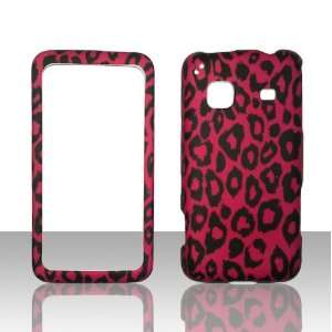 HotPink Leapord Samsung Galaxy Precedent Straight Talk Phone Cover 