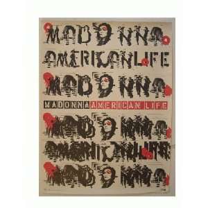  Madonna American Life Poster 