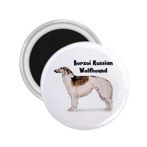 Borzoi Russian Wolfhound Refrigerator Magnet 